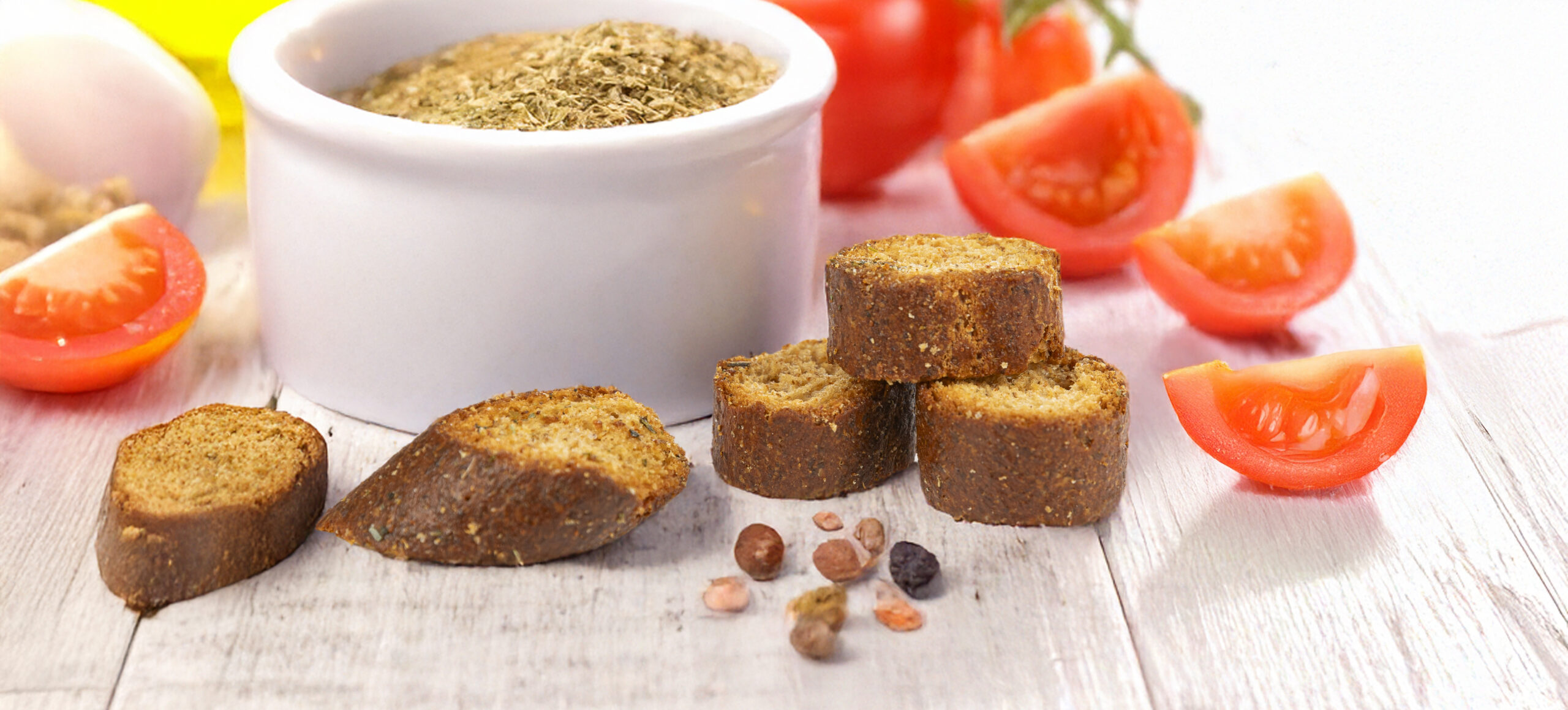 Κρουτόν με Μεσογειακή Γεύση